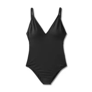 Women’s black one piece swim suit